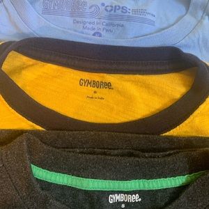3 - size 8 boys Gymboree short sleeve shirts